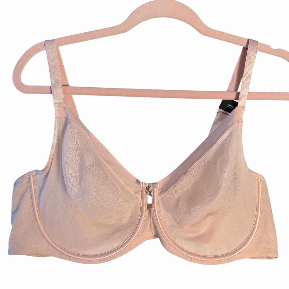 Curvy Couture Sheer Mesh Unlined Underwire - Picture 4 of 10